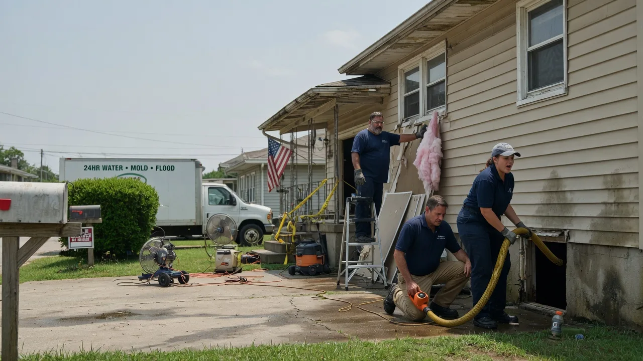 Water Damage Repair in Warner, OK near me